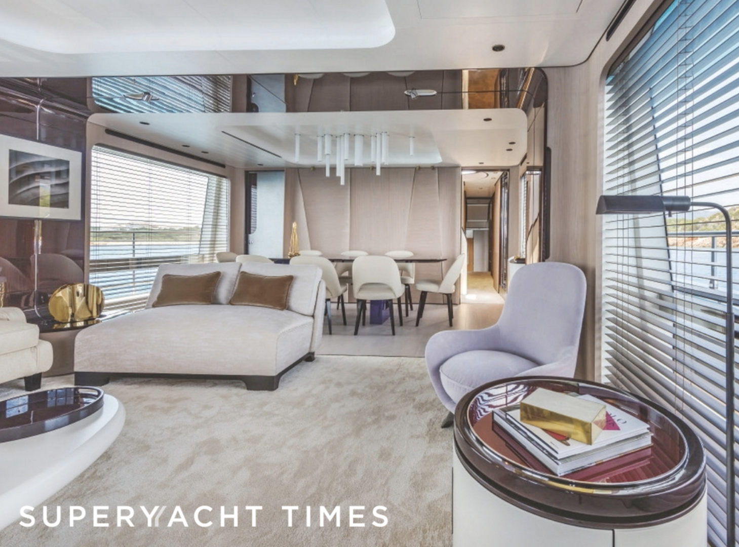 Sea Wolf yacht saloon