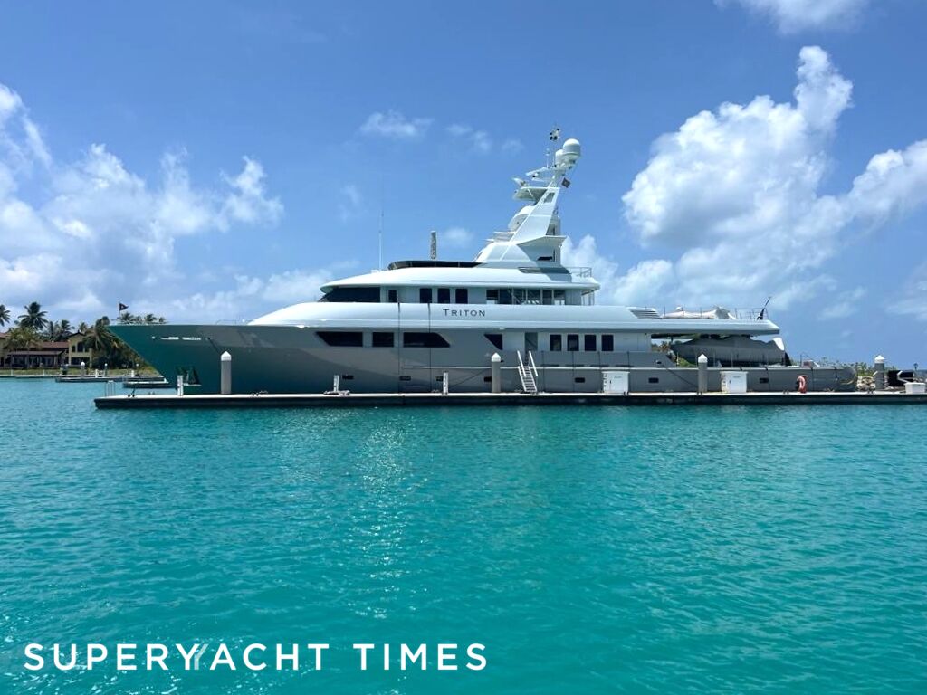 50m Delta Marine superyacht Triton in the Maldives
