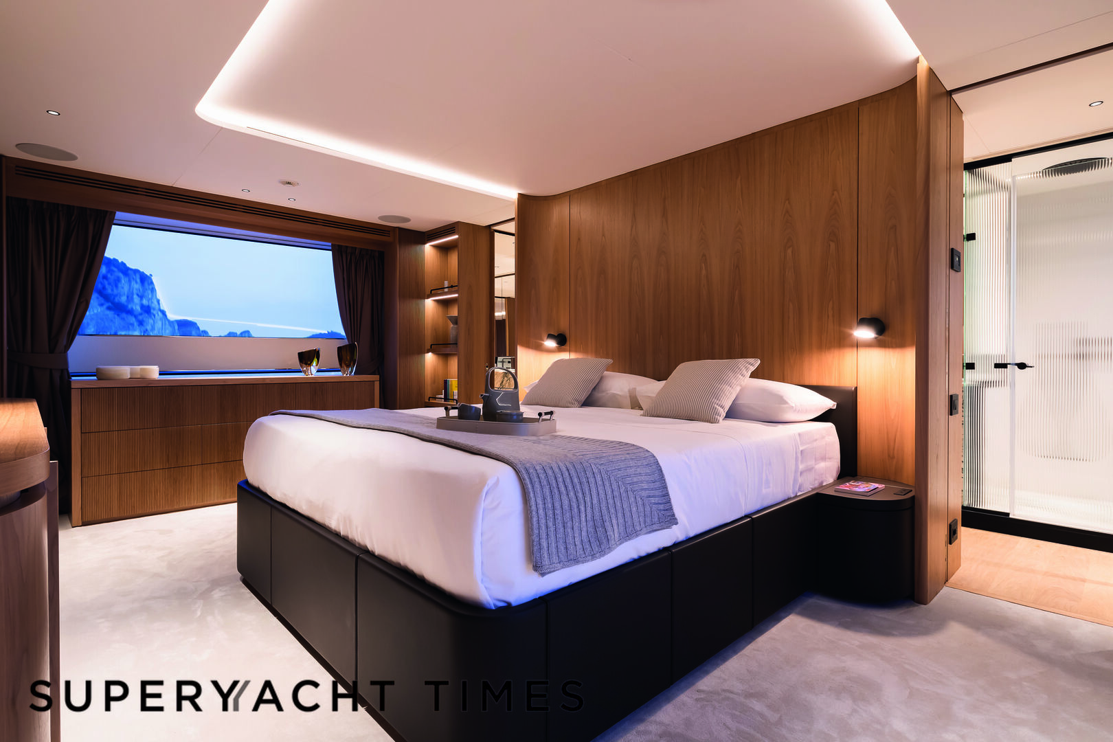 Unknown yacht stateroom
