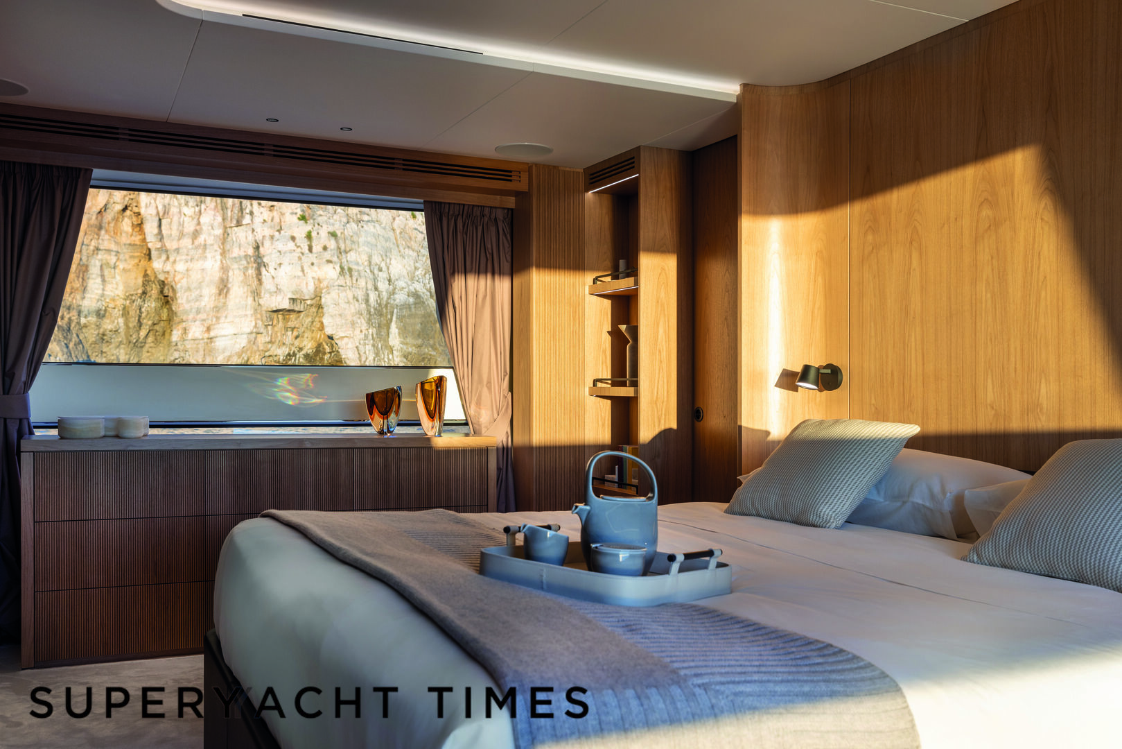 Unknown yacht stateroom
