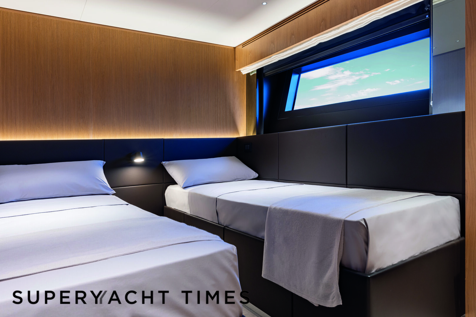 Unknown yacht stateroom