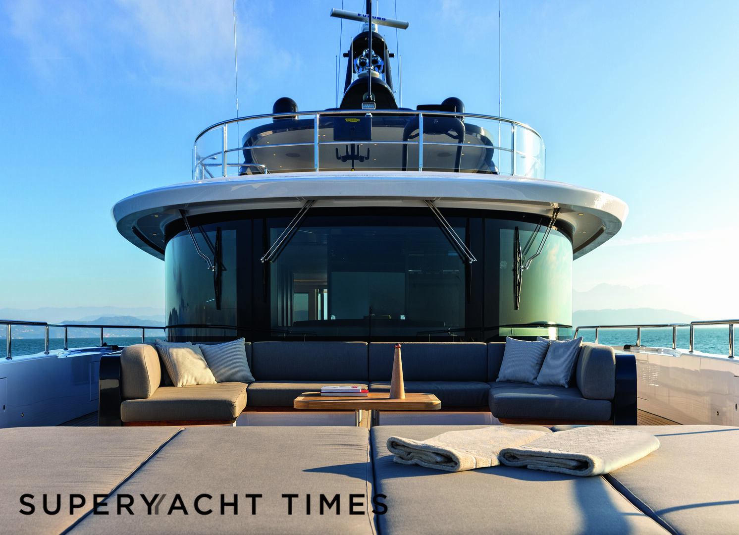 Unknown yacht upper deck