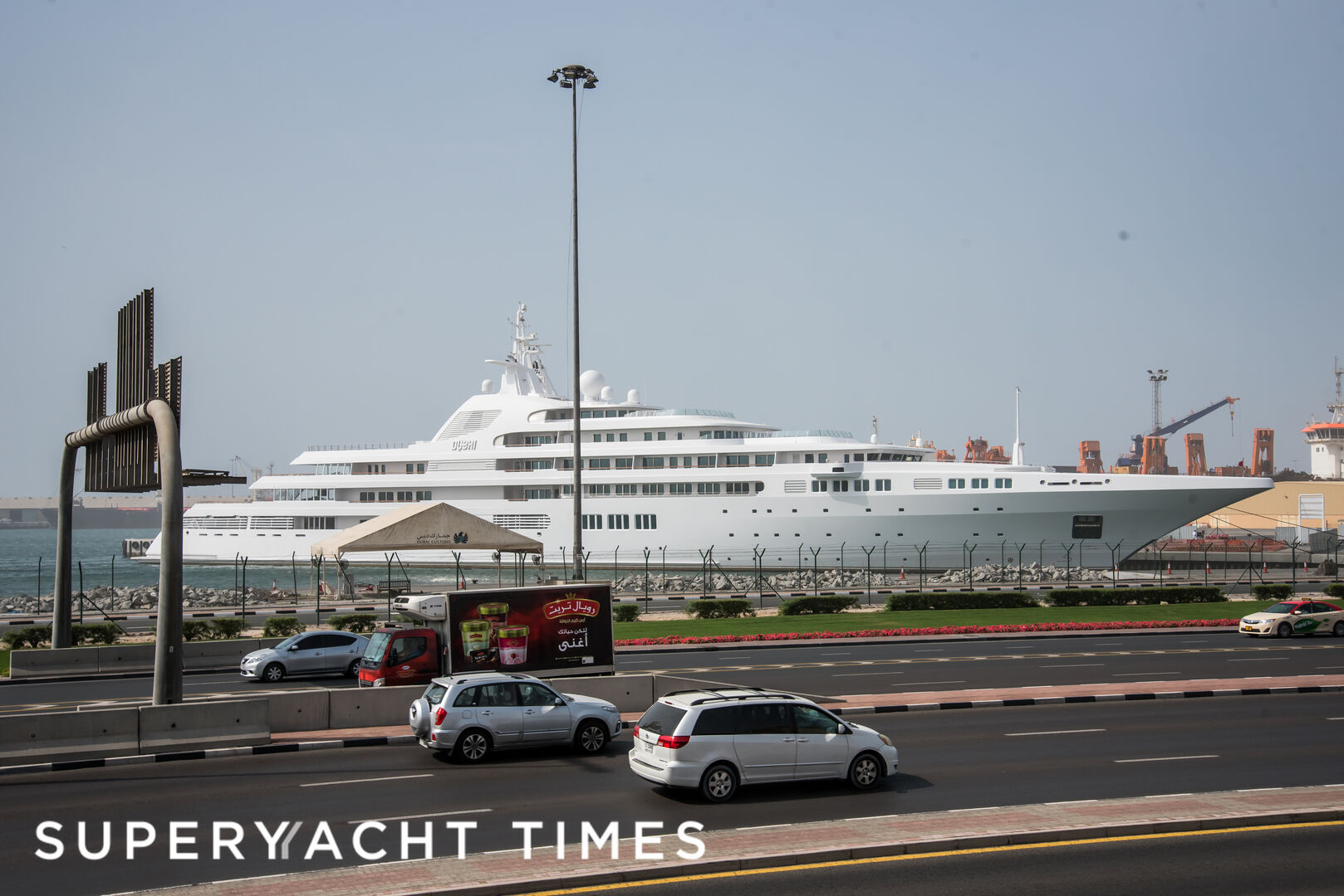 Dubai moored in Dubai Port