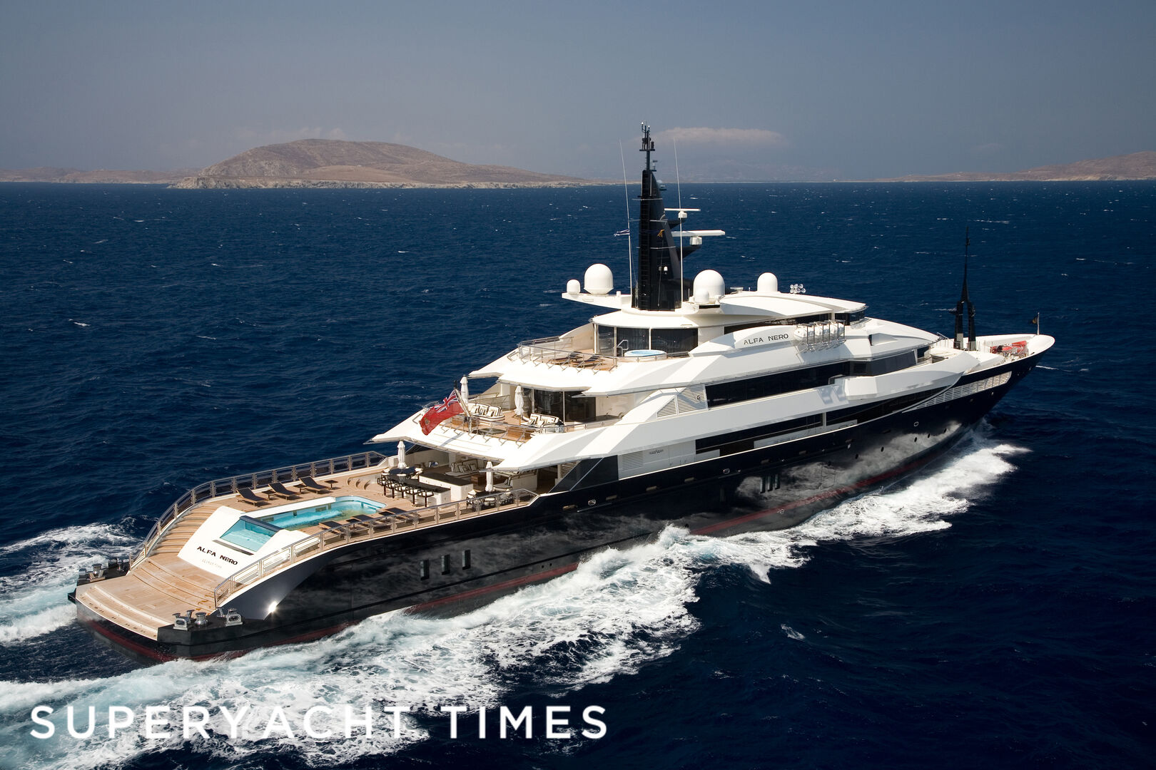 Auction Of 82m Russian owned Alfa Nero Superyacht Confirmed