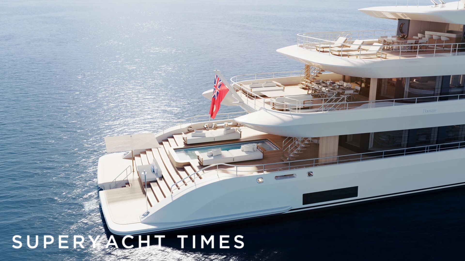 72m Feadship superyacht Project 827 seen for the first time