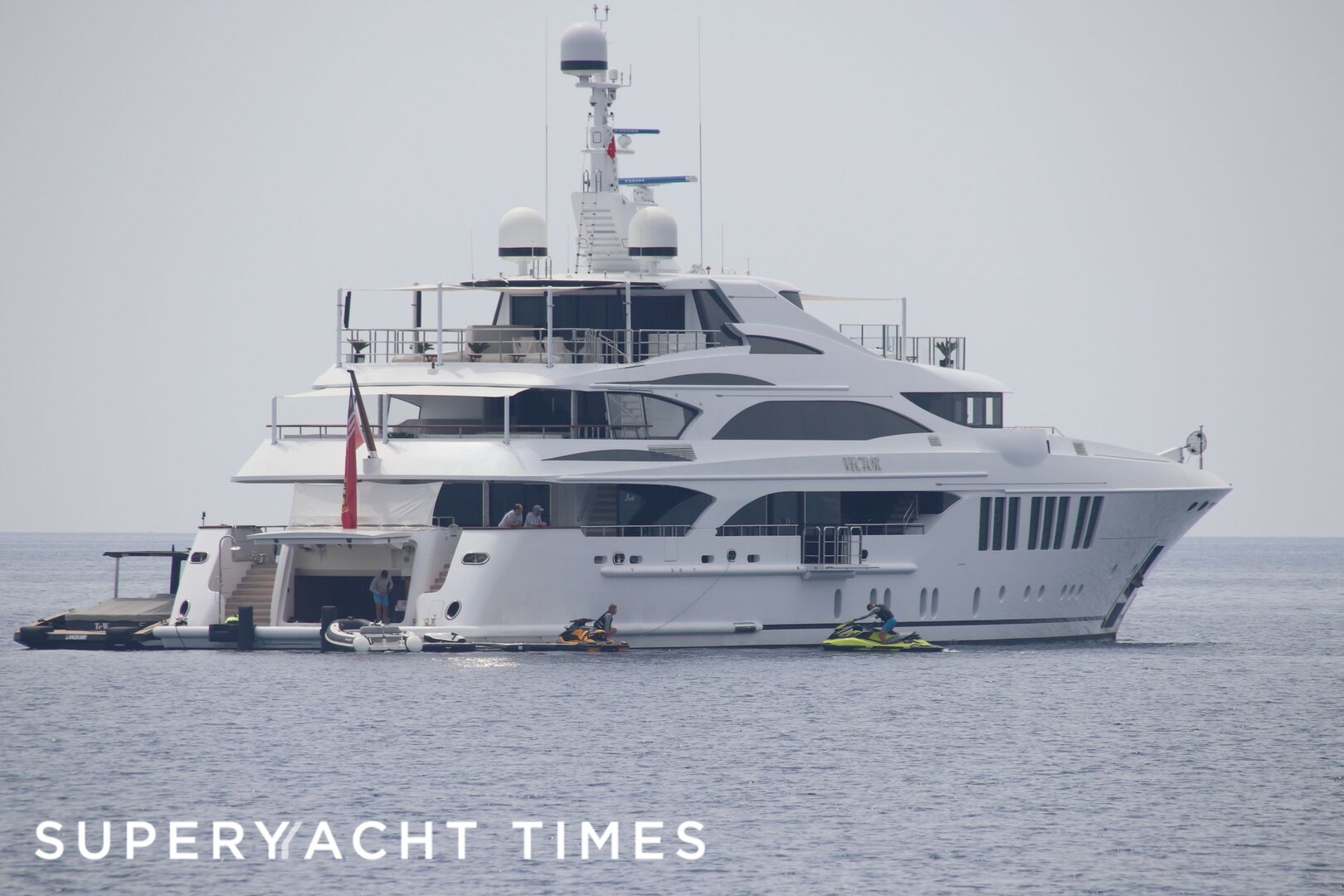 Vector yacht at anchor off Tersane Adasi 