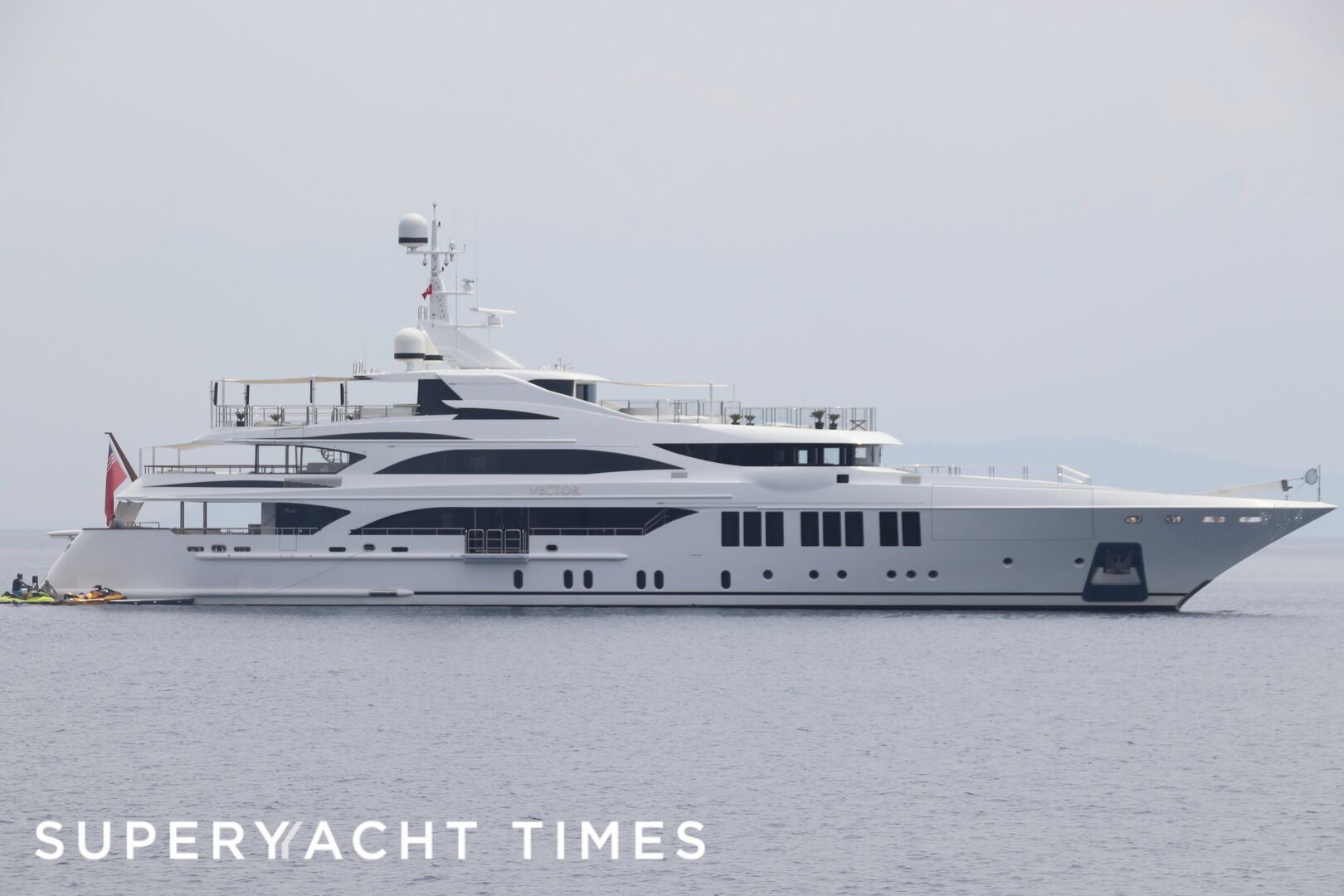 Vector yacht at anchor off Tersane Adasi 