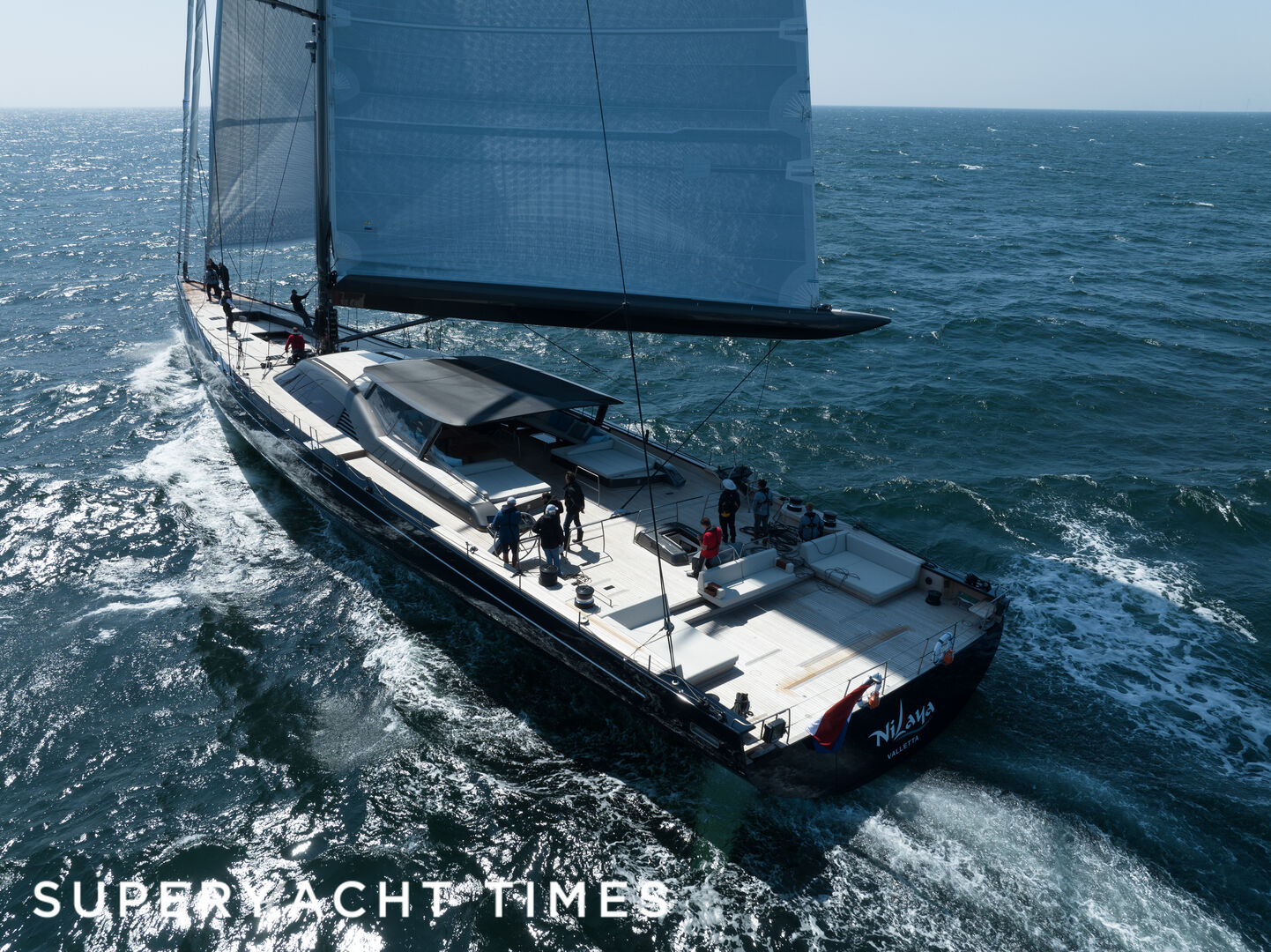47m Royal Huisman sailing yacht Nilaya delivered following successful