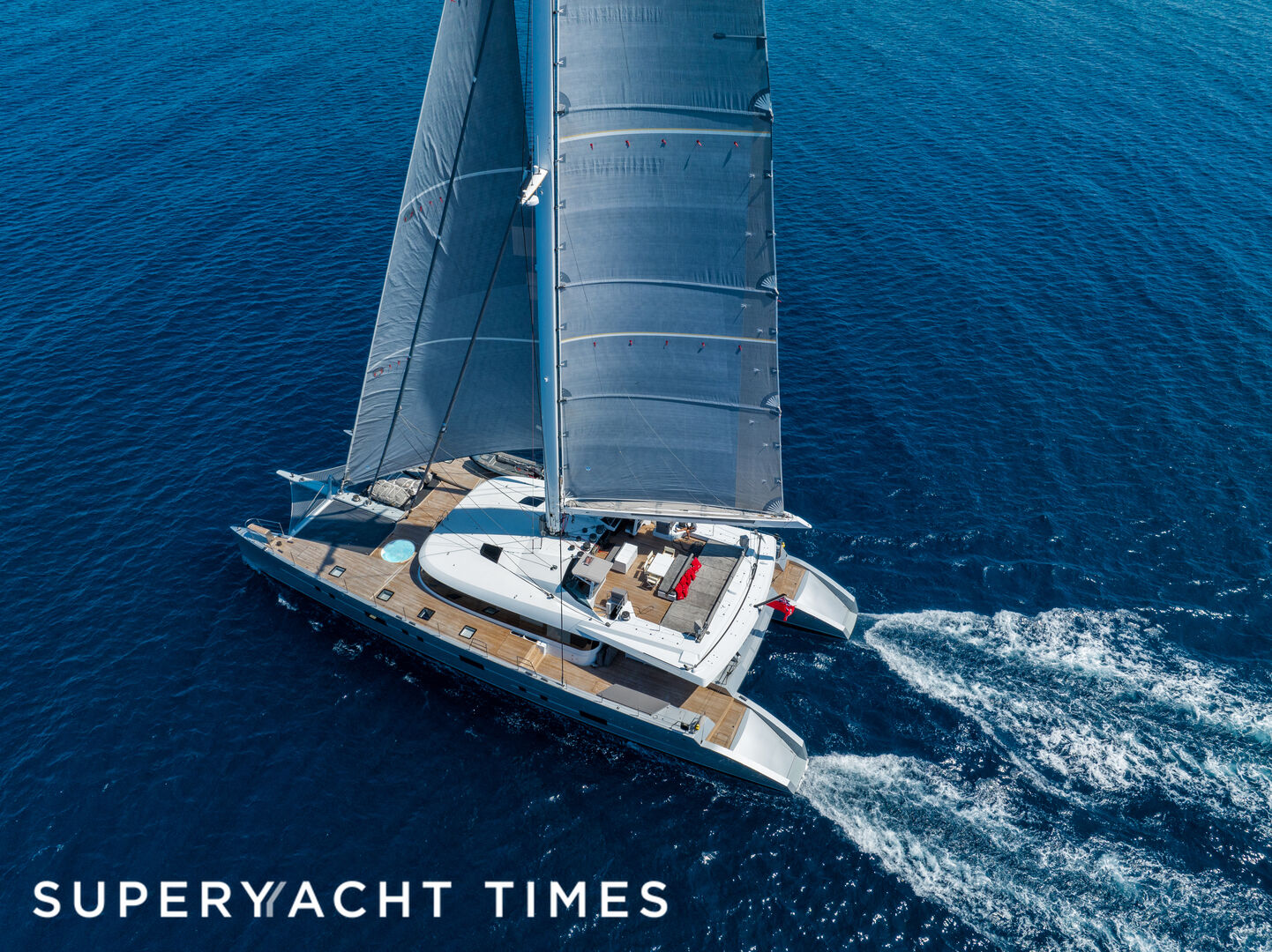 World’s largest carbonfibre catamaran Mousetrap for sale for the first