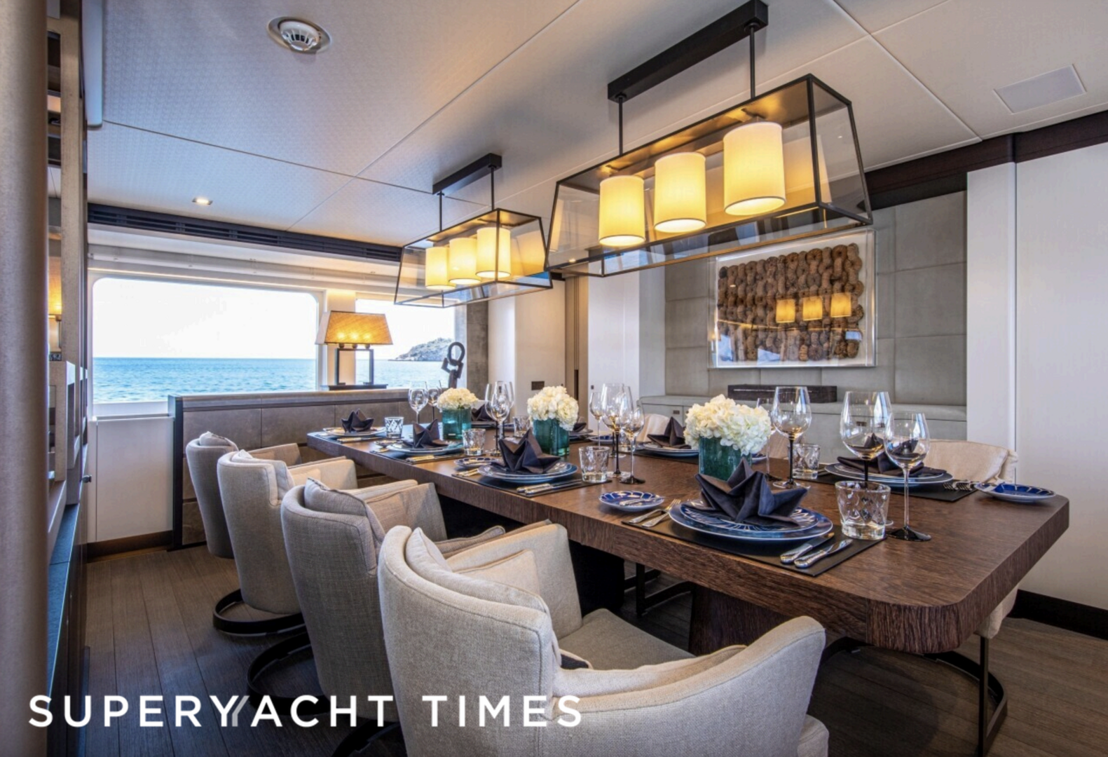 My Loyalty yacht dining