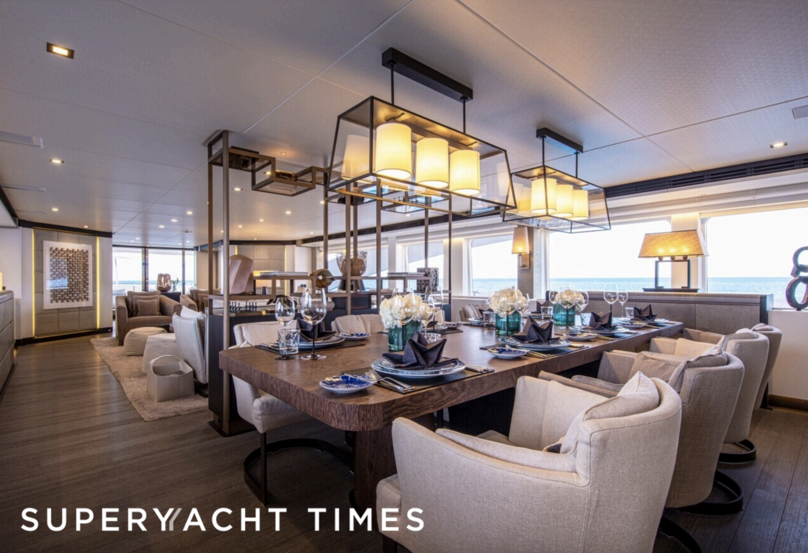 My Loyalty yacht dining