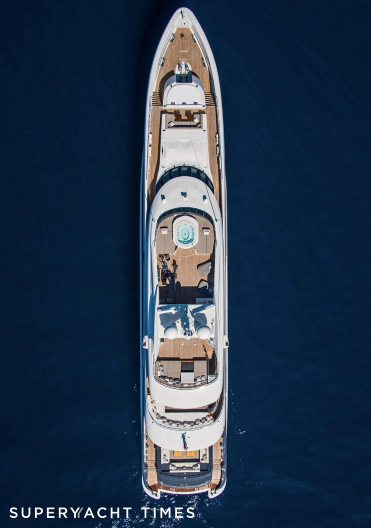 My Loyalty yacht aerial