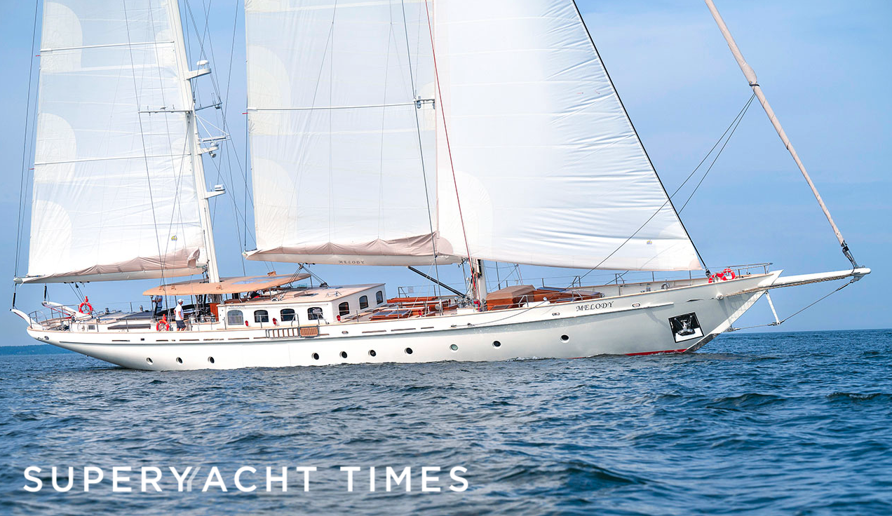 42m Ridas sailing yacht Melody enters the market