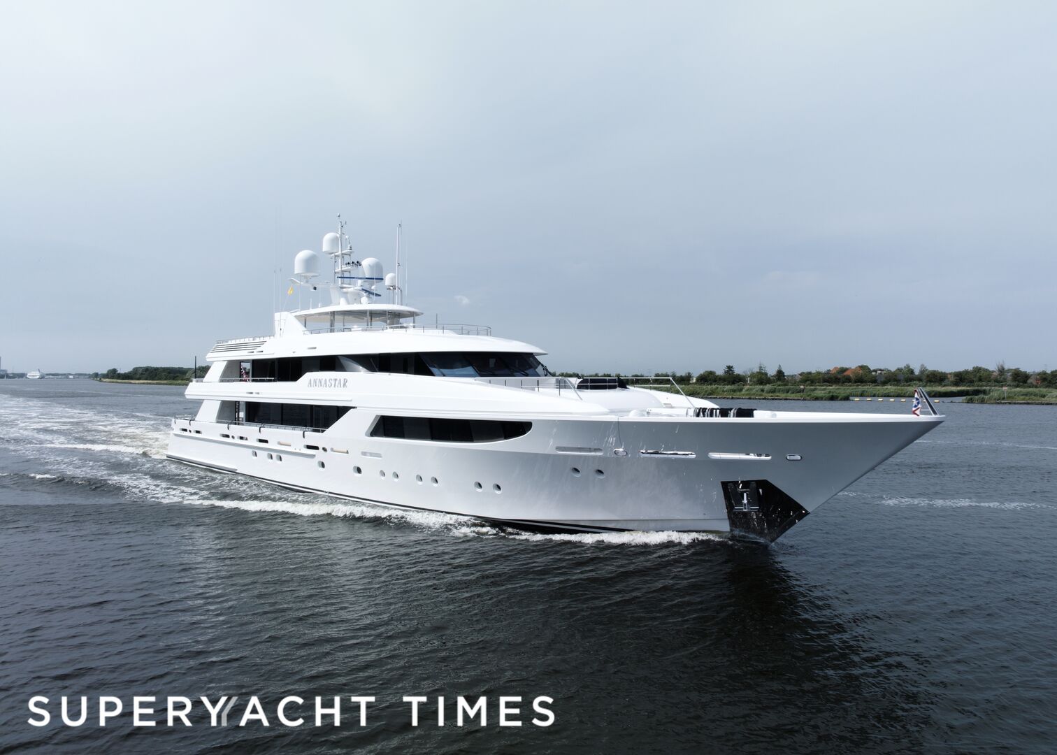 In Pictures: 50m Westport yacht Annastar in Amsterdam
