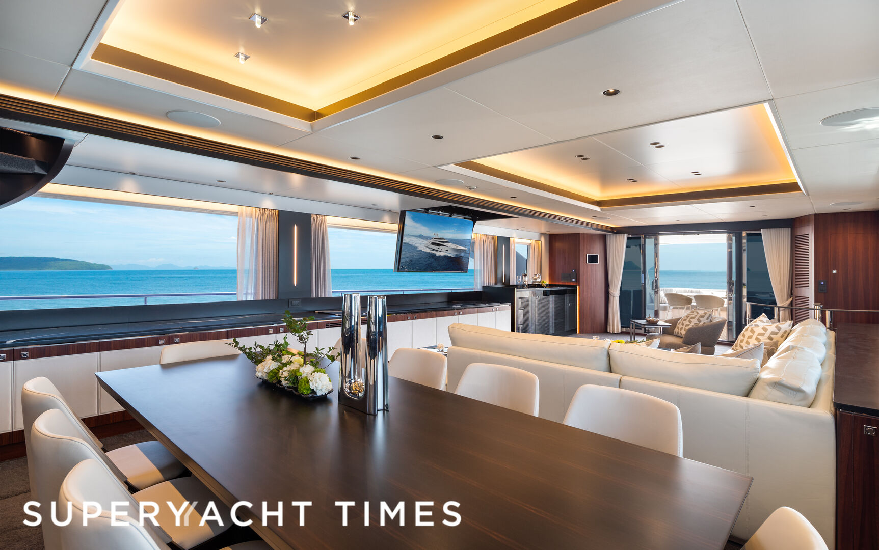 A closer look onboard the custom 38m Horizon RP125 motor yacht Vin Xan