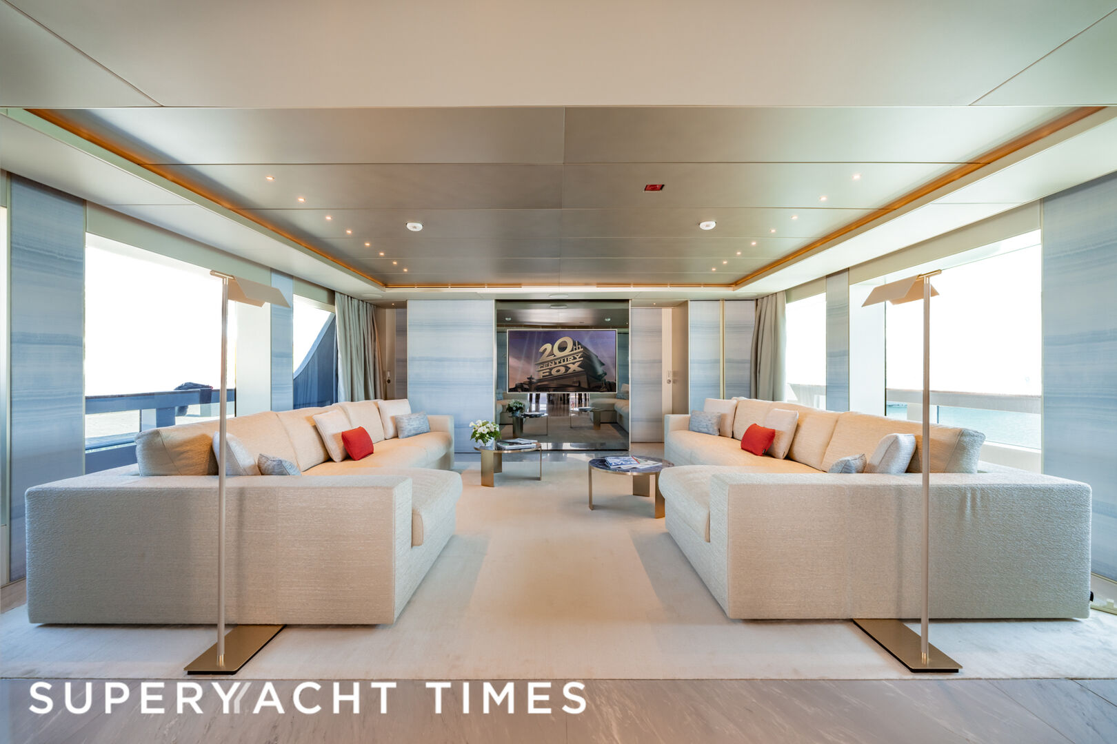 Silver Star yacht main saloon