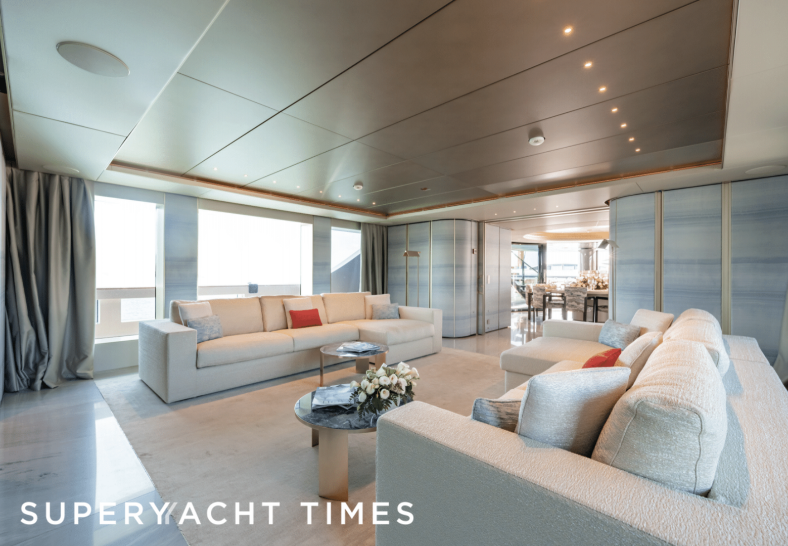 Silver Star yacht saloon