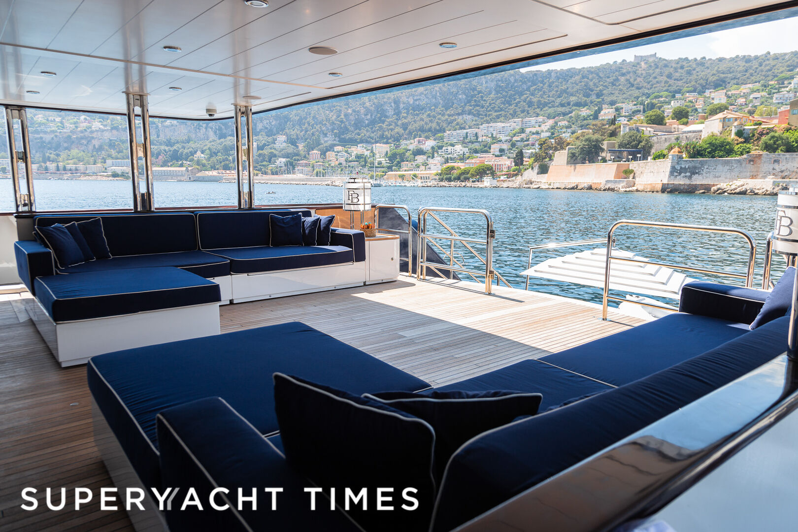 Force Blue yacht deck