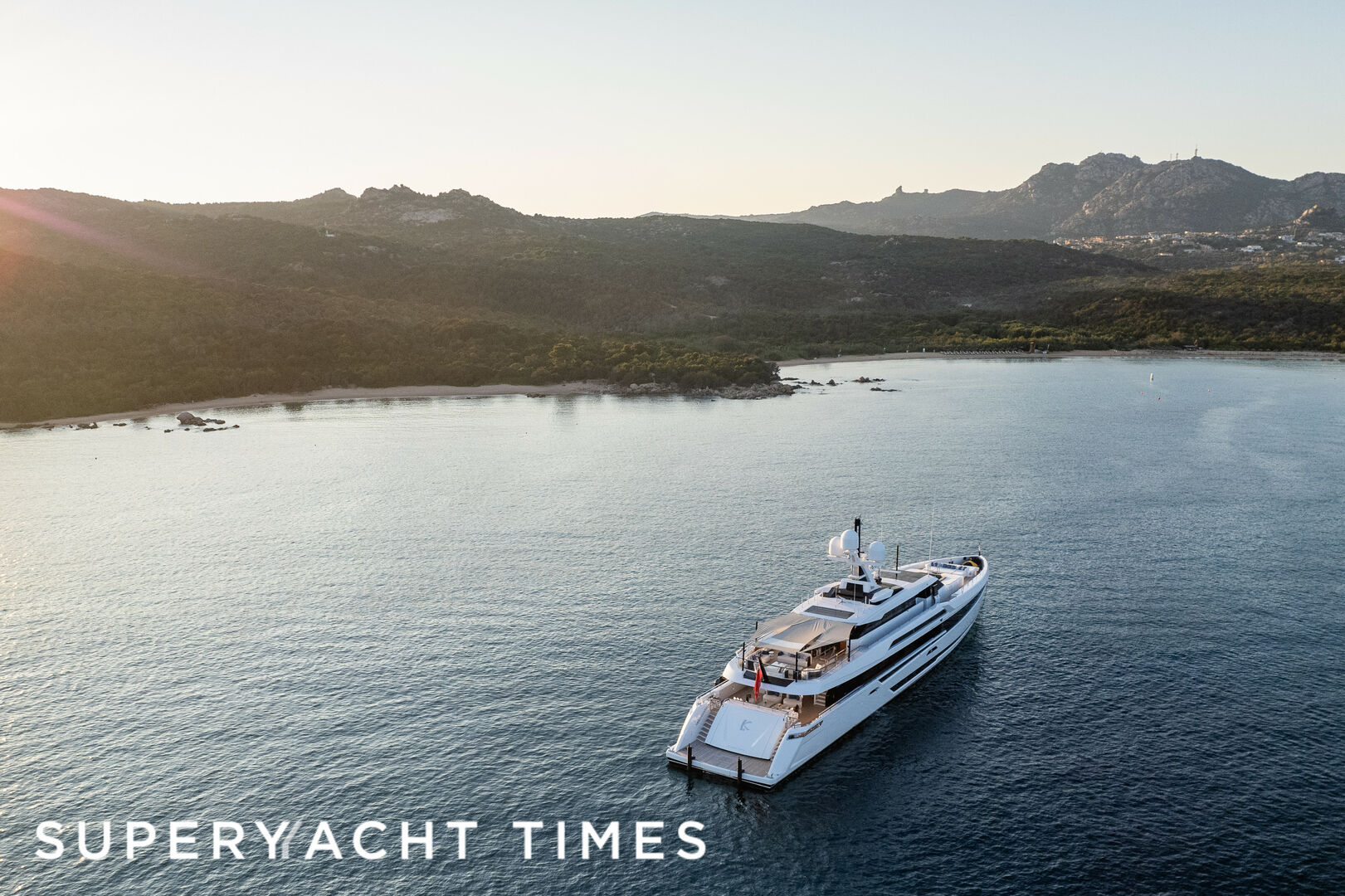 K2 yacht anchored off Porto Cervo