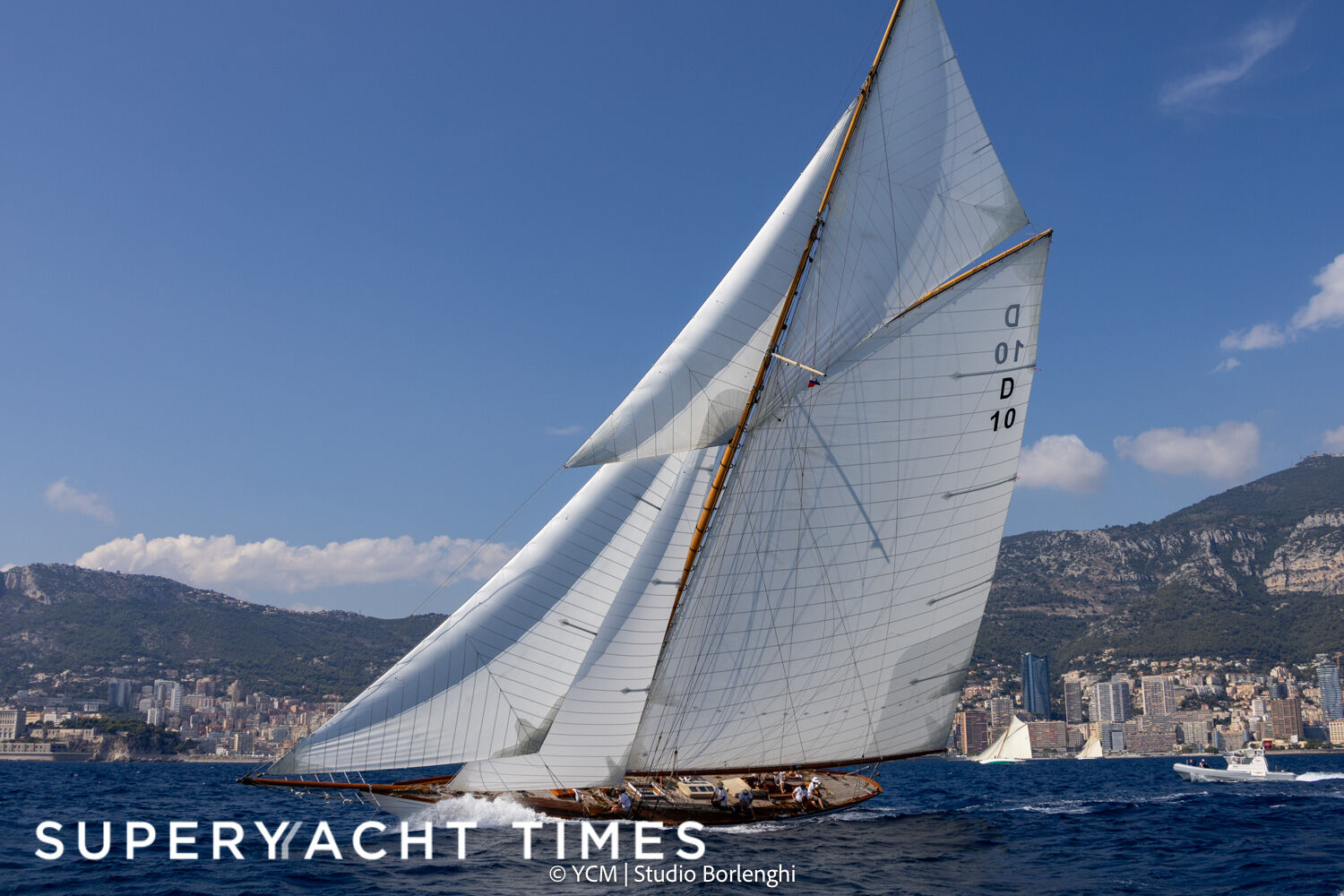 1912 sailing yacht The Lady Anne overall winner of Monaco Classic Week 2023