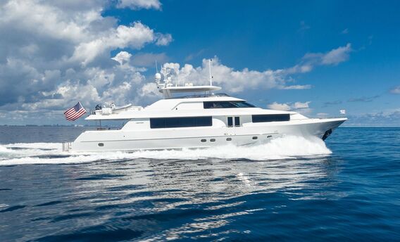 34m Westport motor yacht Jeannietini sold