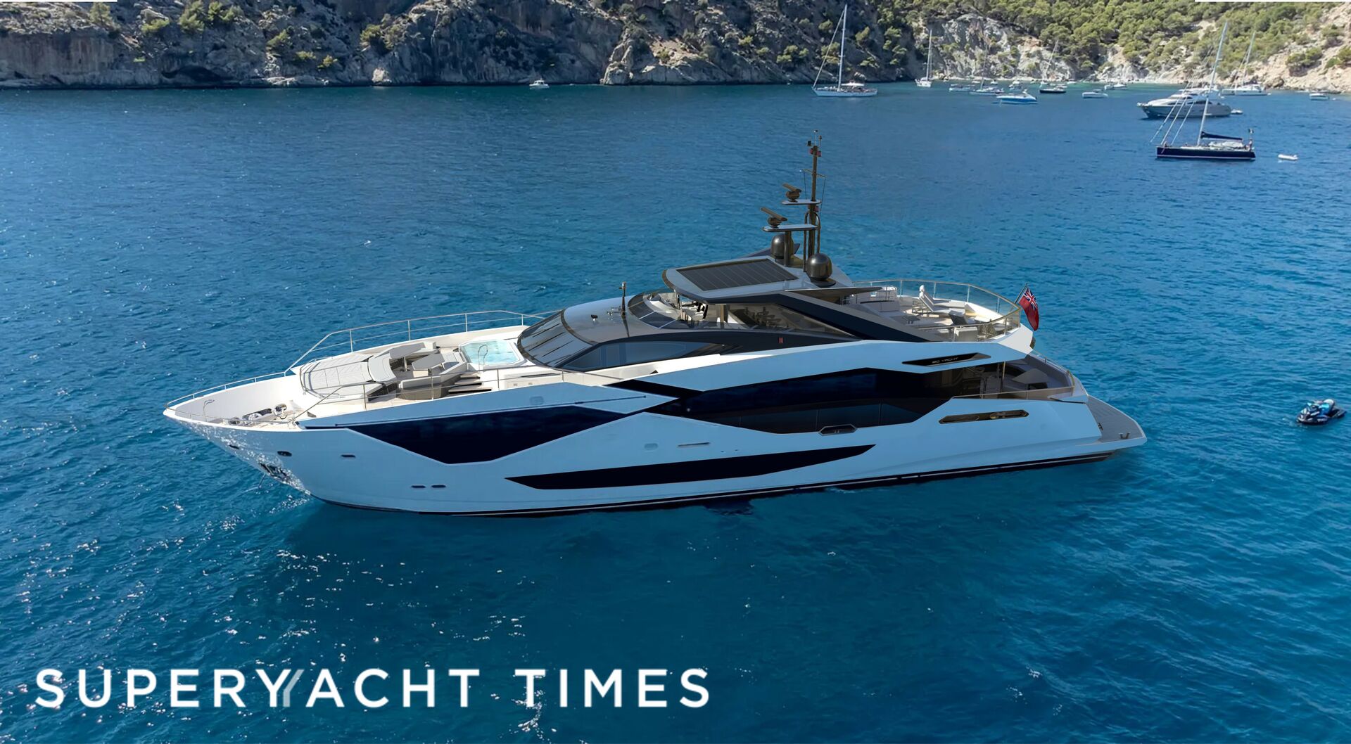 Sunseeker unveils 37m 120 yacht model