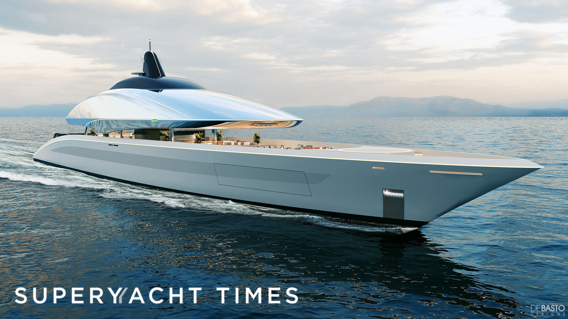 Project MED yacht exterior design