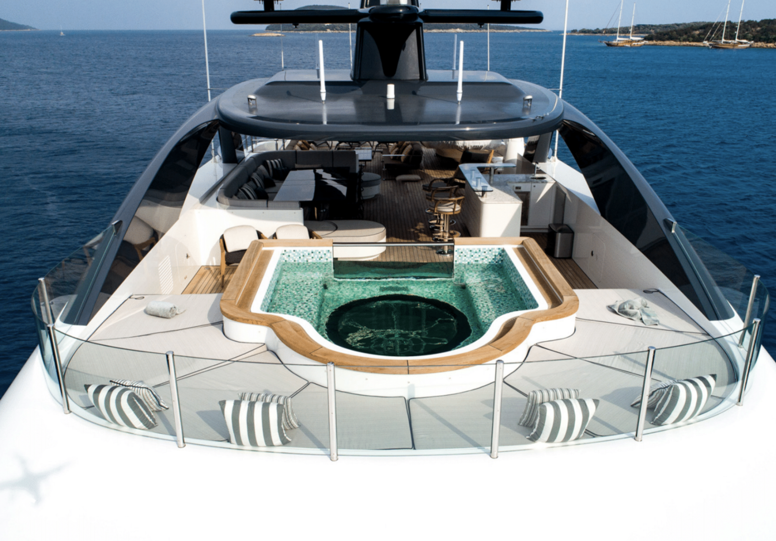 Starburst III yacht pool
