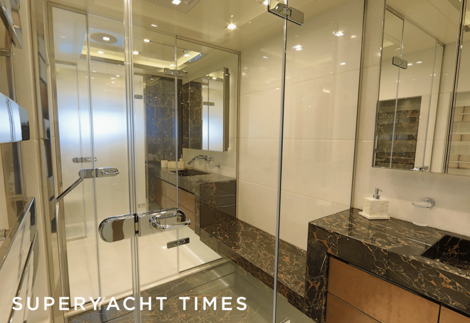 Starburst III yacht bathroom