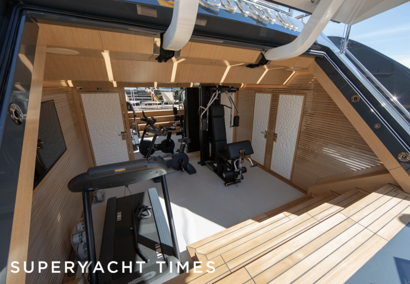 Starburst III yacht gym