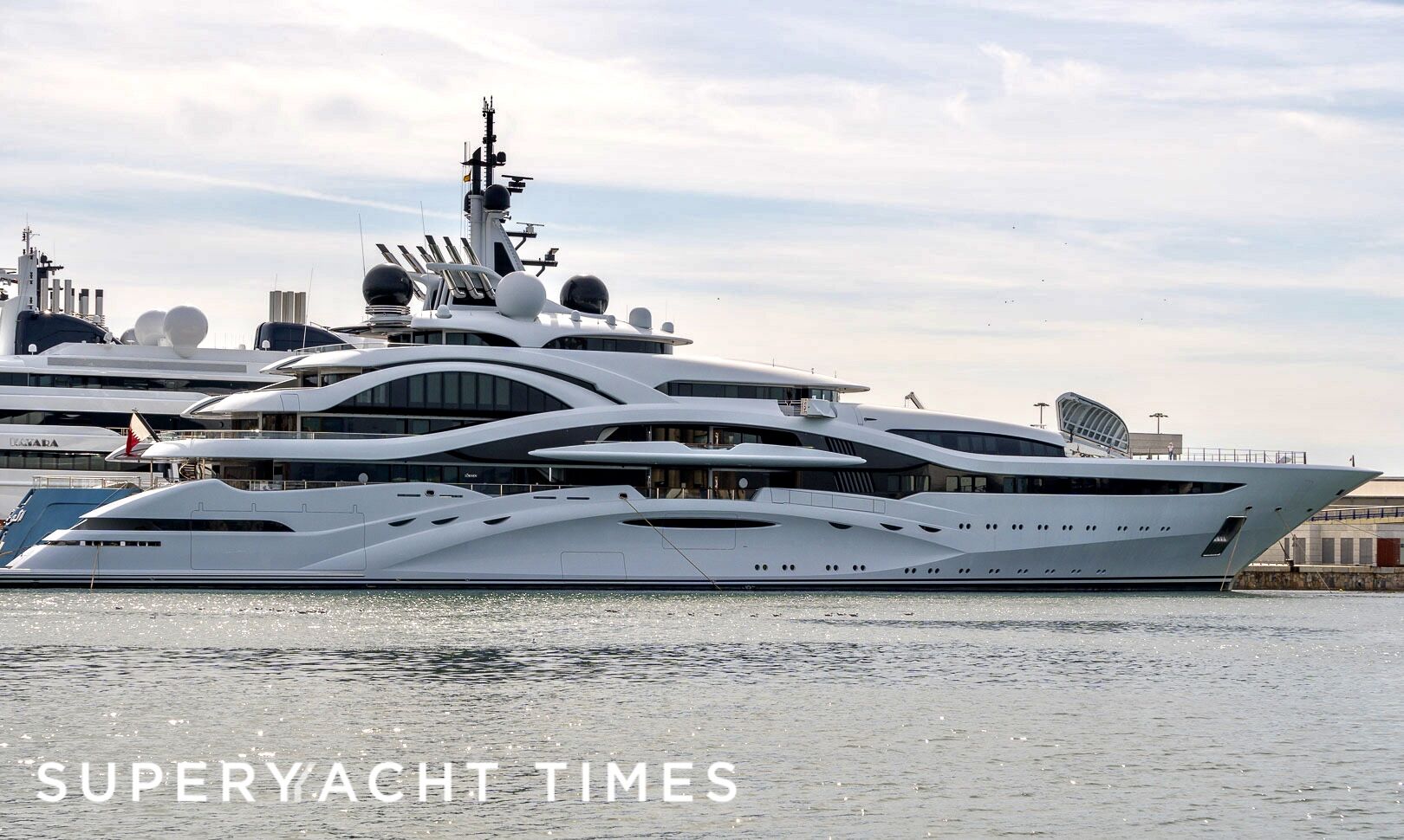123m Lürssen superyacht Al Lusail in Tarragona