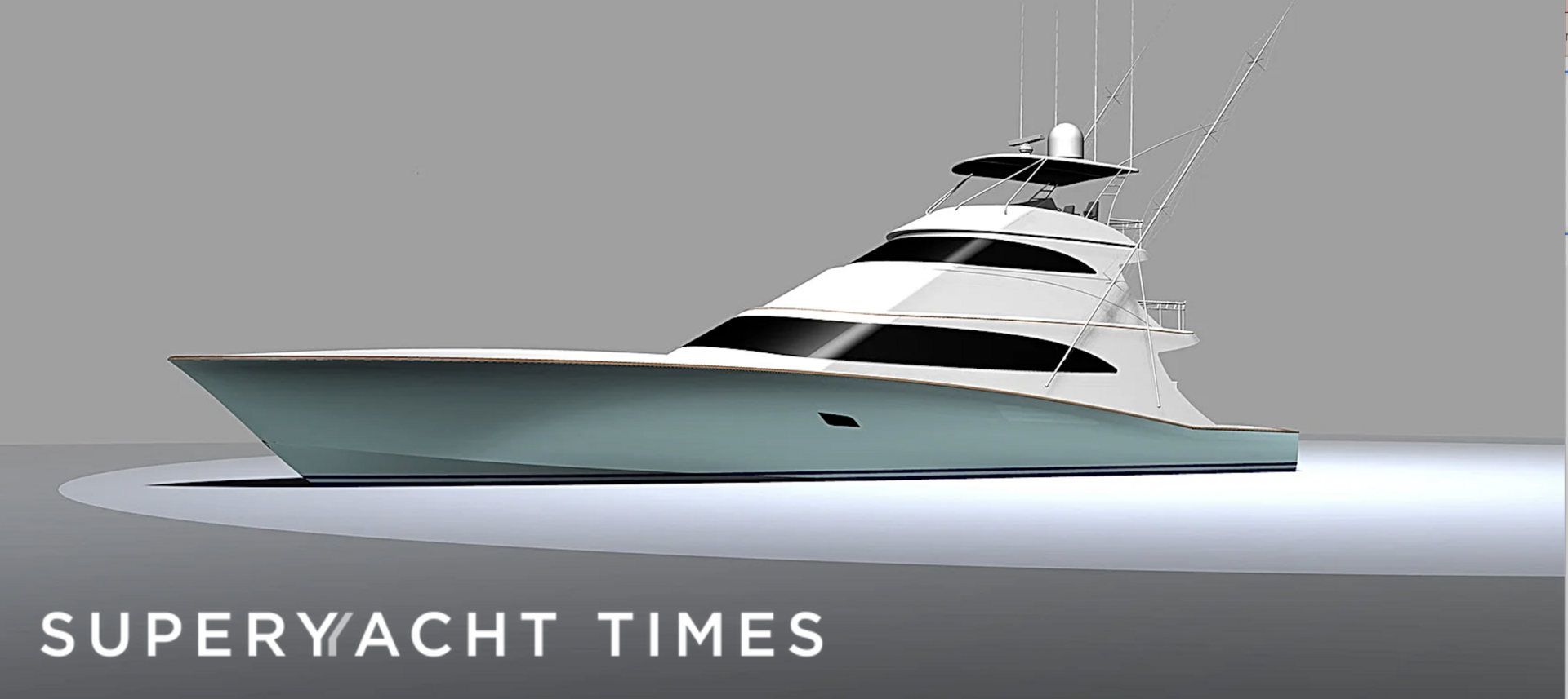 29m Jim Smith sportfisher yacht A Work of Art launched