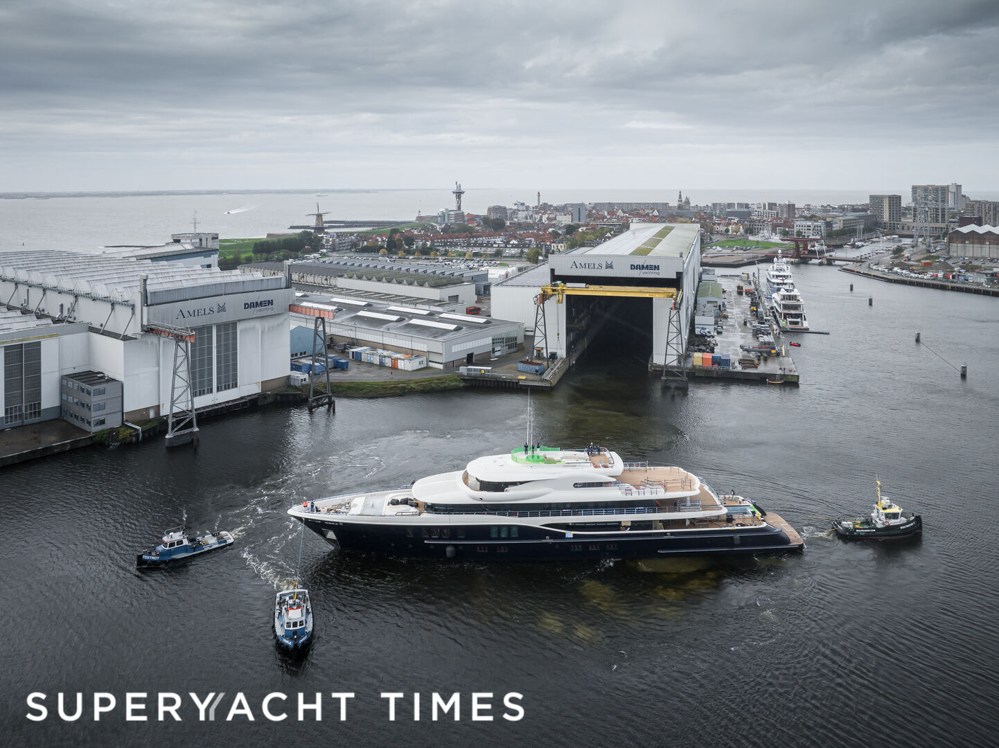 Amels 24208 yacht launch