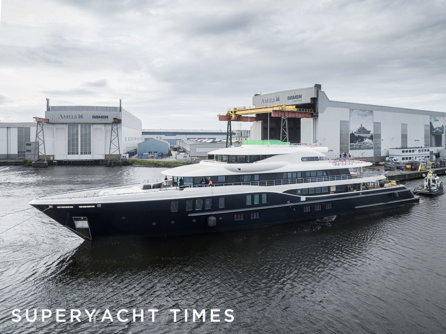 Amels 24208 yacht launch