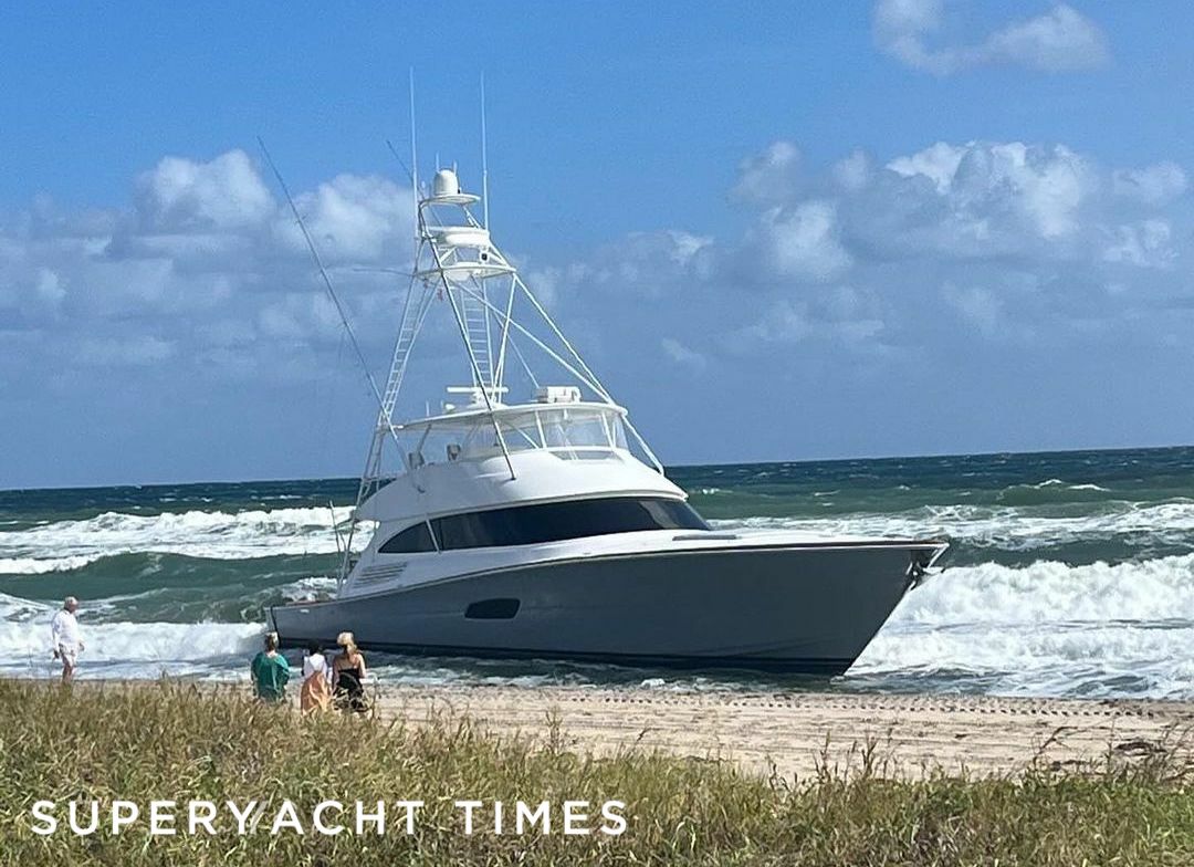 viking yacht grounded