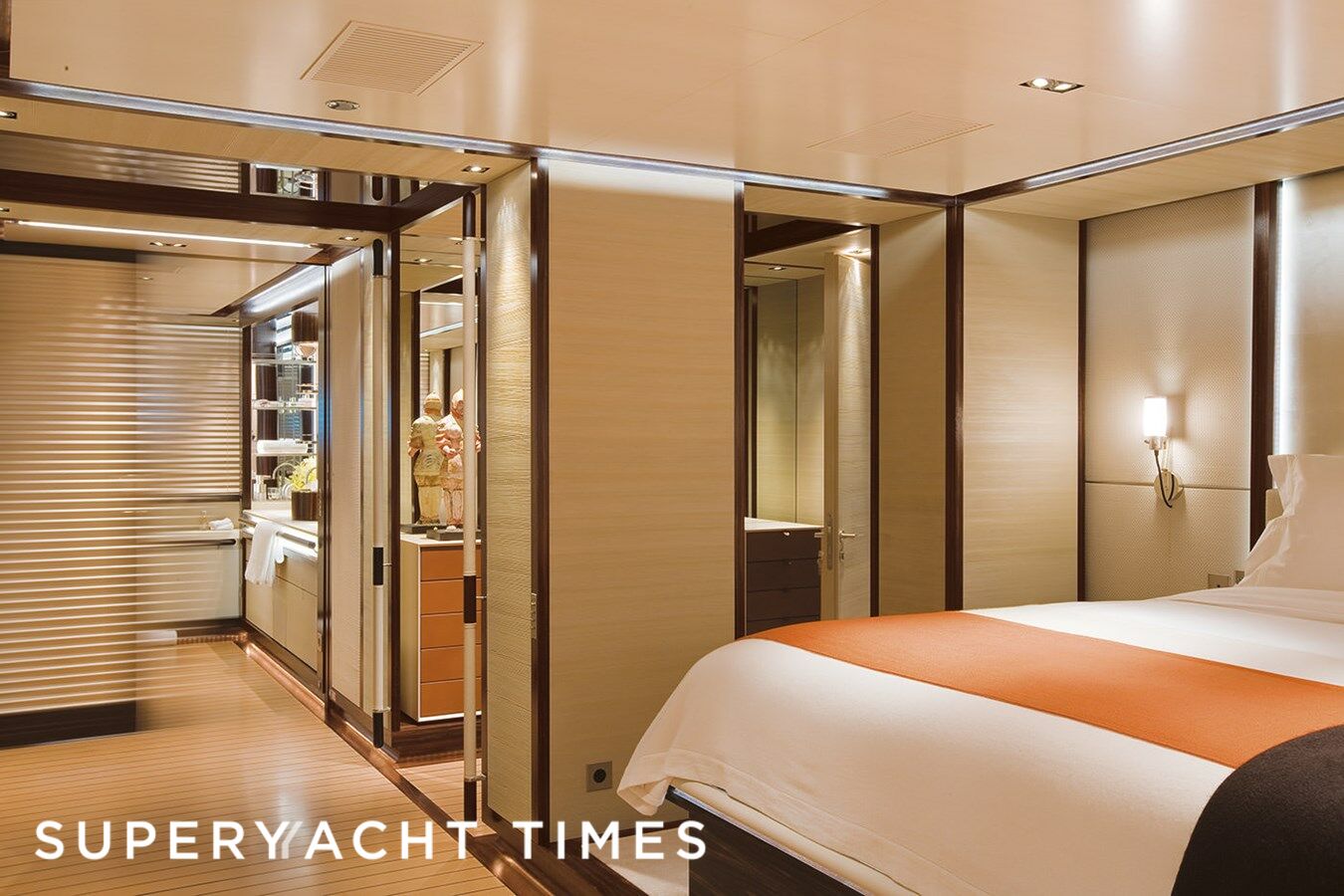 Bayesian yacht stateroom