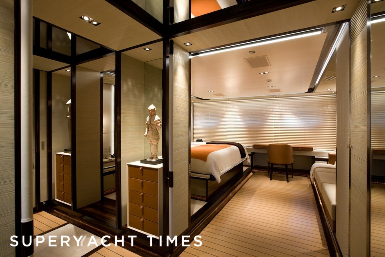 Bayesian yacht stateroom