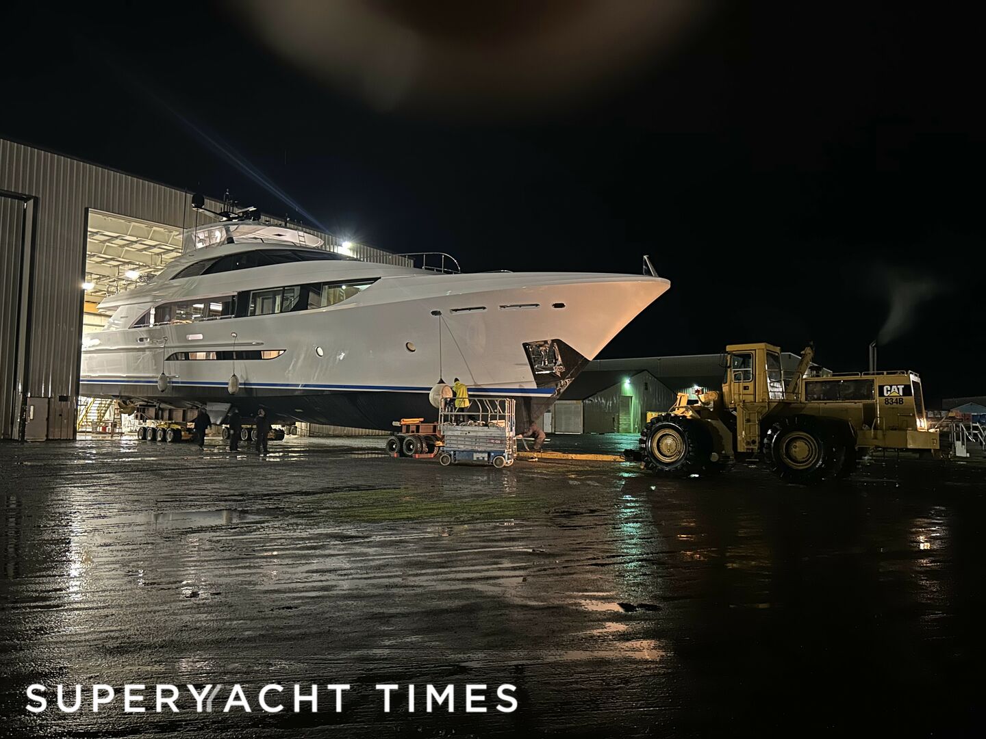 Chaos yacht launch