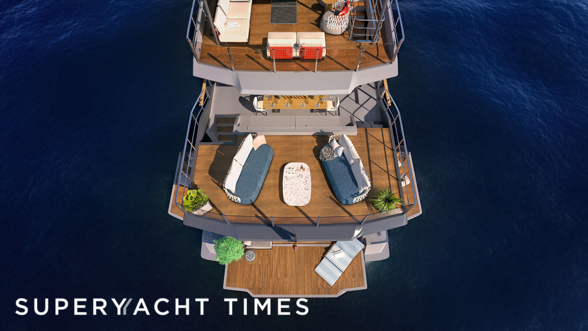 Numarine unveils interior renders of 31m 30XP hybrid yacht model