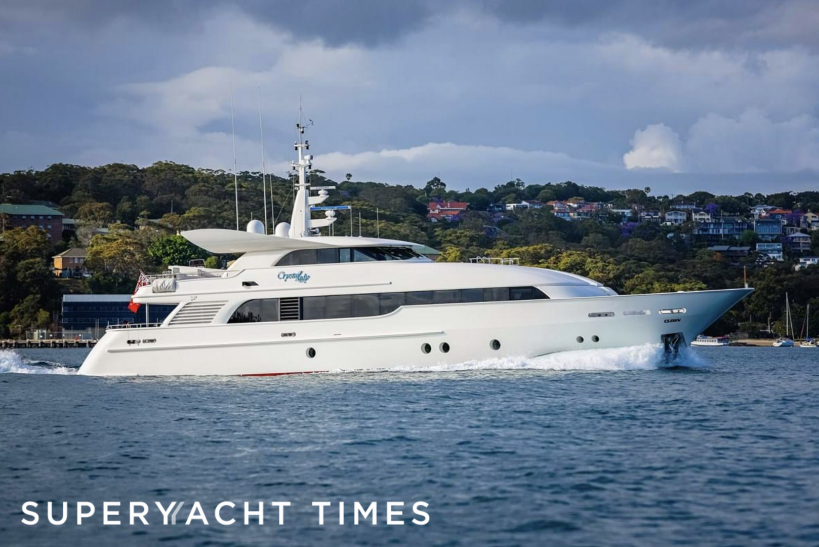 35m Warren motor yacht Crystal Lady for sale for the first time