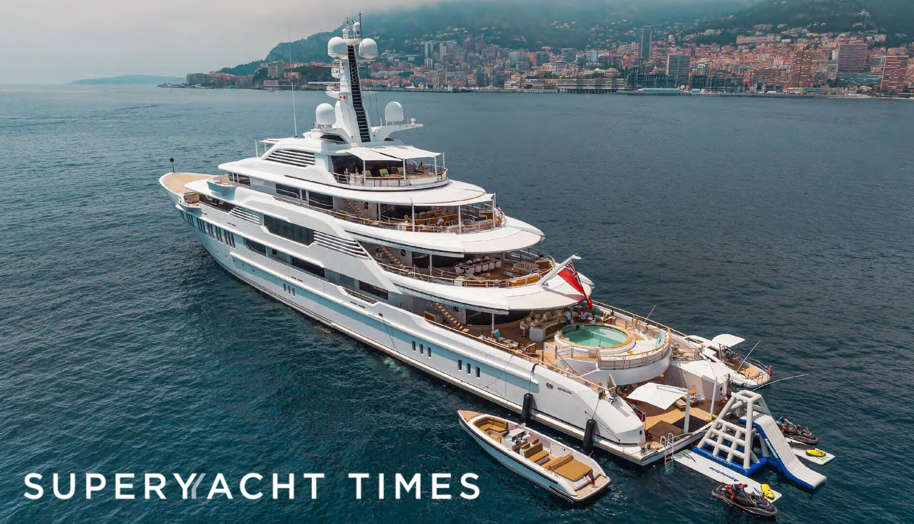 Samsara yacht anchored