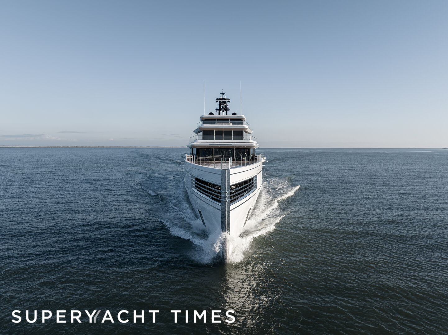 Ulysses yacht cruising on sea trials