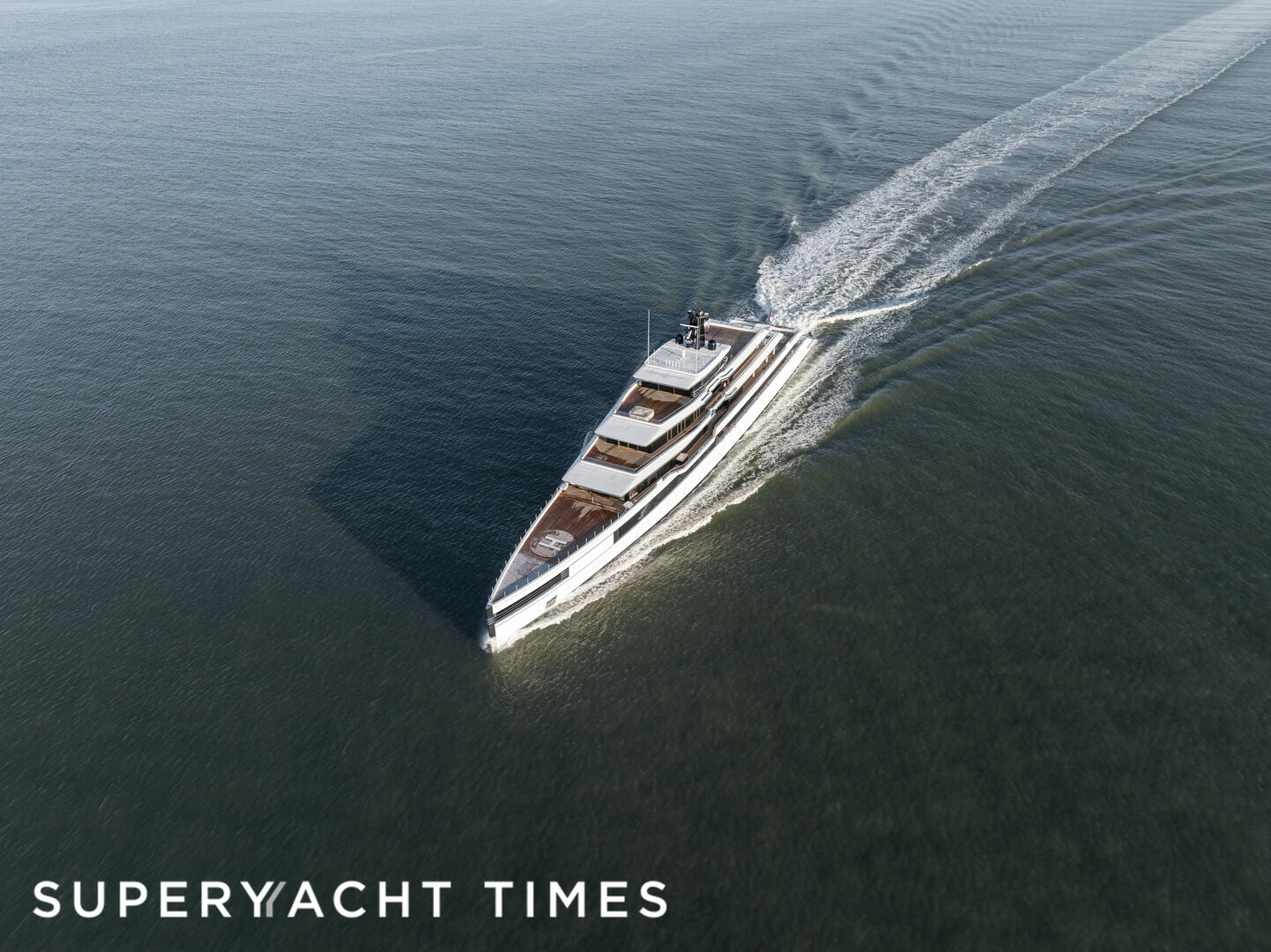 Ulysses yacht cruising on sea trials
