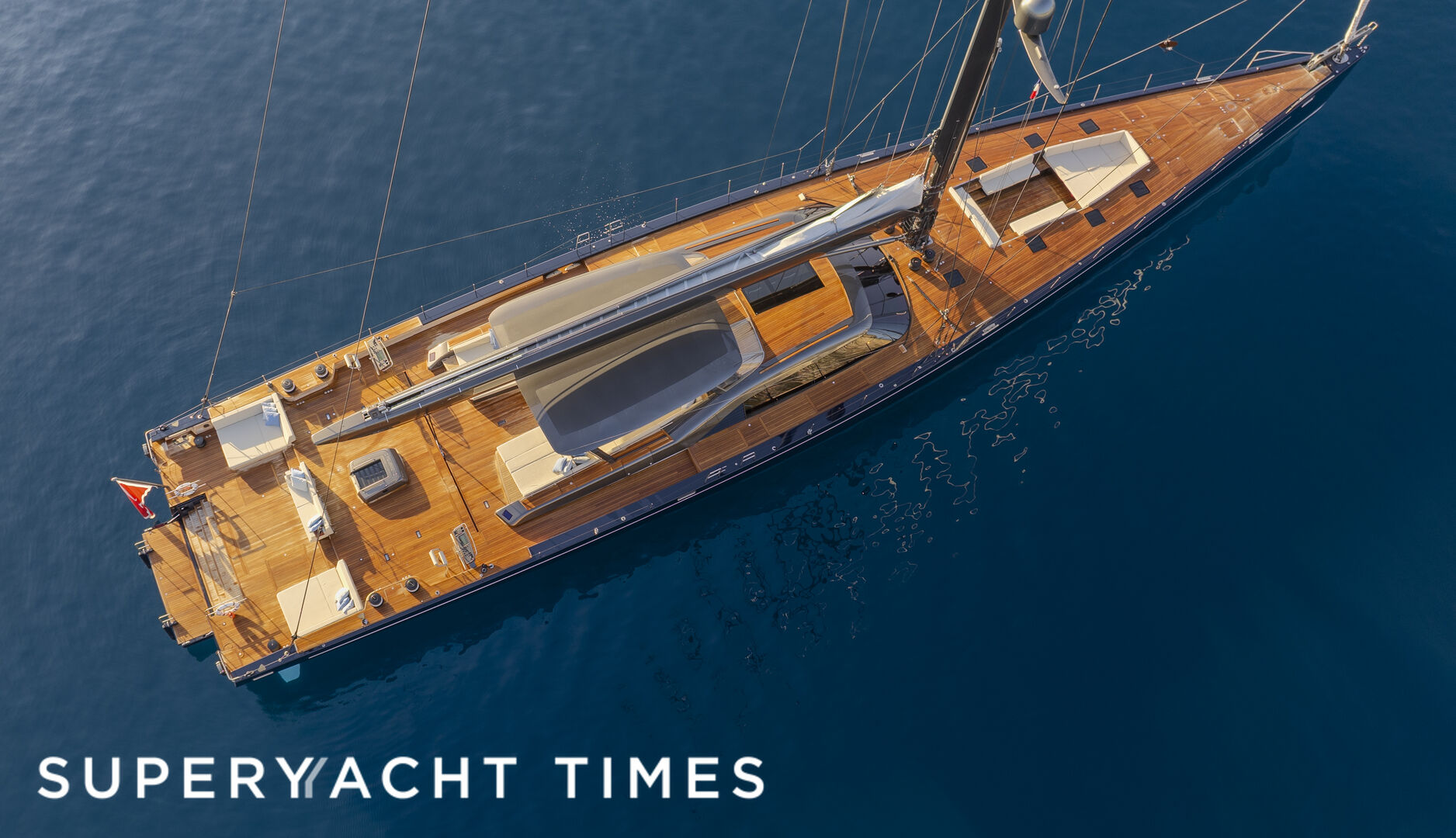 47m Royal Huisman sailing yacht Nilaya completes her first
