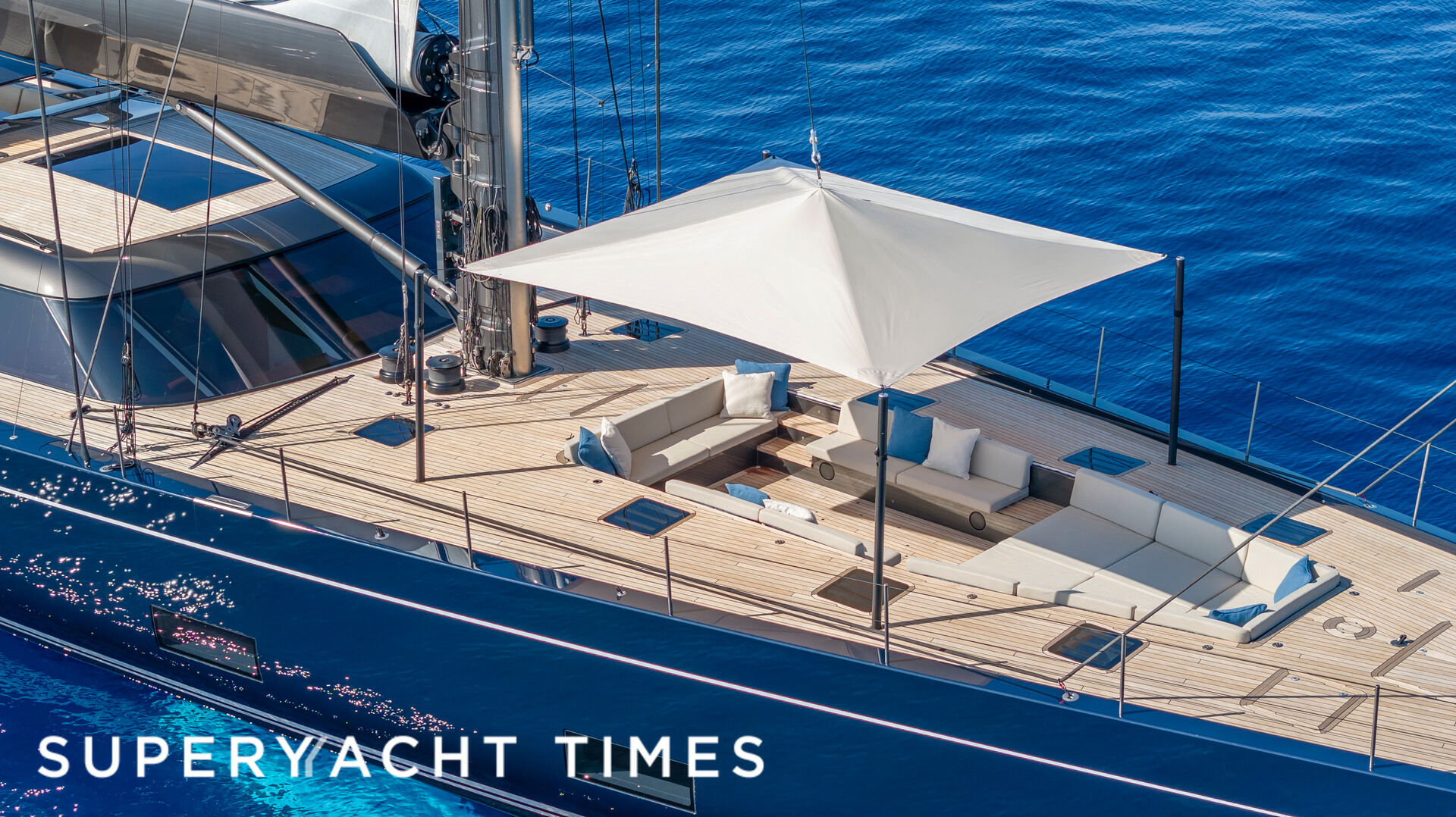 47m Royal Huisman sailing yacht Nilaya completes her first