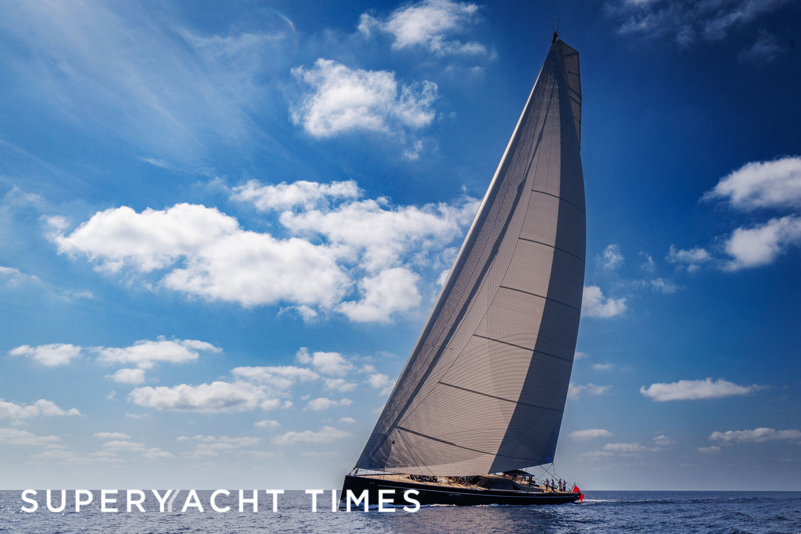47m Royal Huisman sailing yacht Nilaya completes her first
