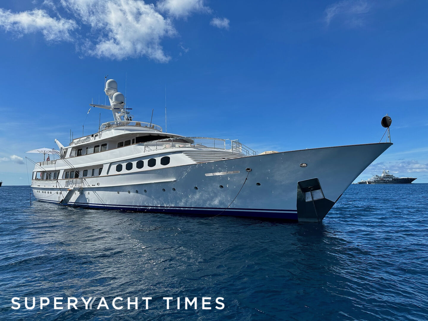 Lady Georgina yacht anchored off St Barths