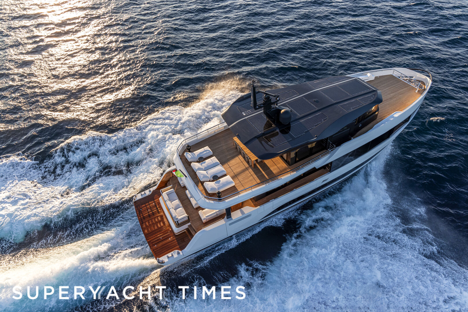 Onboard 29m Arcadia A96 yacht