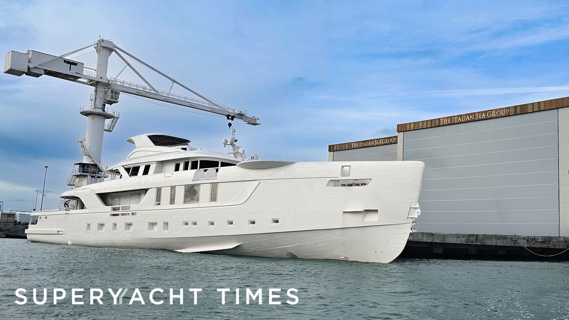 Project 610 yacht moved to outfitting