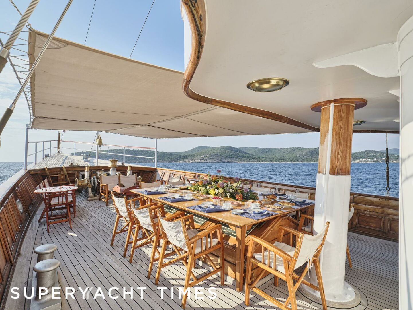Madiz yacht deck